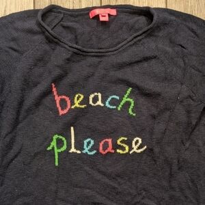 Lilly Pulitzer Black Sweater with Red Tag